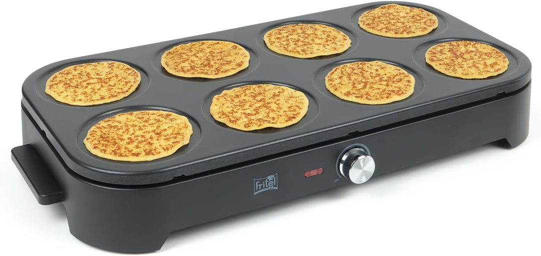 FRITEL Gourmet Wok Pancake GWP 2560 – Wok-Set/Pfannkuchenmaker – Party-Set – 1500 W – 8 x 15 cm – 1
