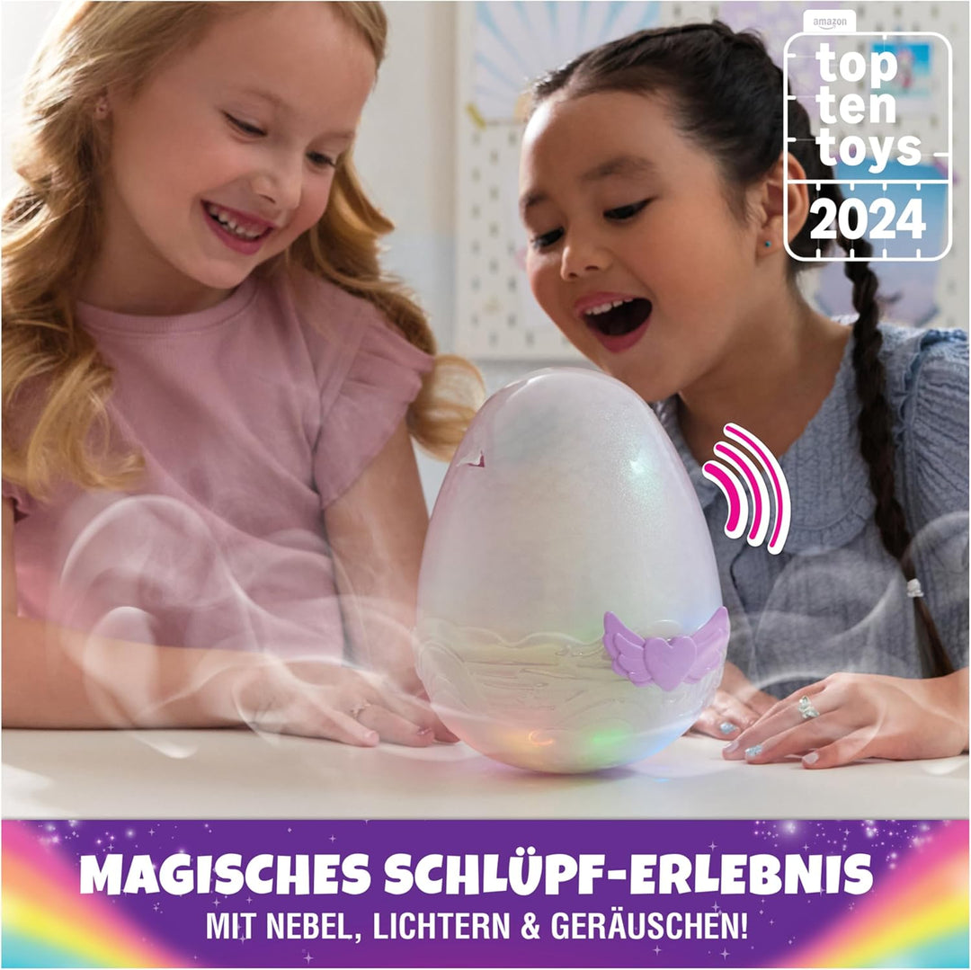 Hatchimals Alive Mystery Ei Pufficorn - magisches selbstschlüpfendes Ei ca. 25 cm gross mit interakt