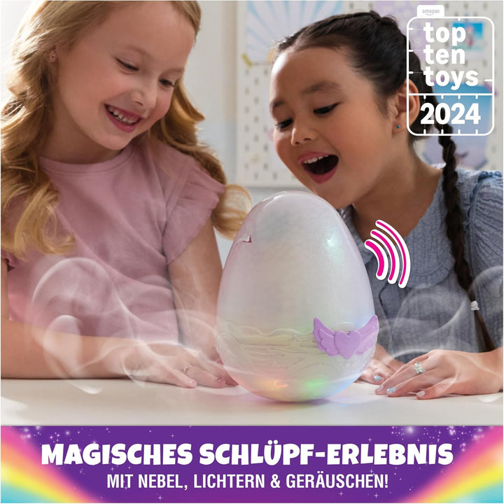 Hatchimals Alive Mystery Ei Pufficorn - magisches selbstschlüpfendes Ei ca. 25 cm gross mit interakt