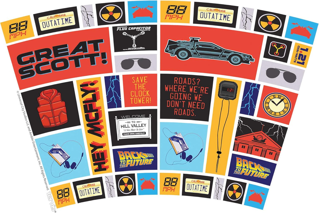 Tervis Back to the Future Thermobecher, Tritan, Muster 24oz - Tritan Muster, 24oz - Tritan Muster