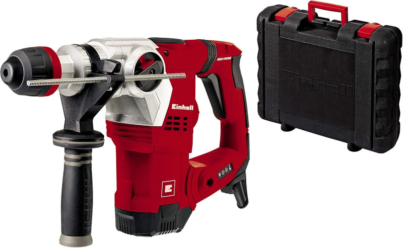 Einhell Bohrhammer TE-RH 32 E (1250W, 5,0 J, Bohr-Ø Beton 32mm, 4-Funktionen, Anti-Vibrationsgriff m