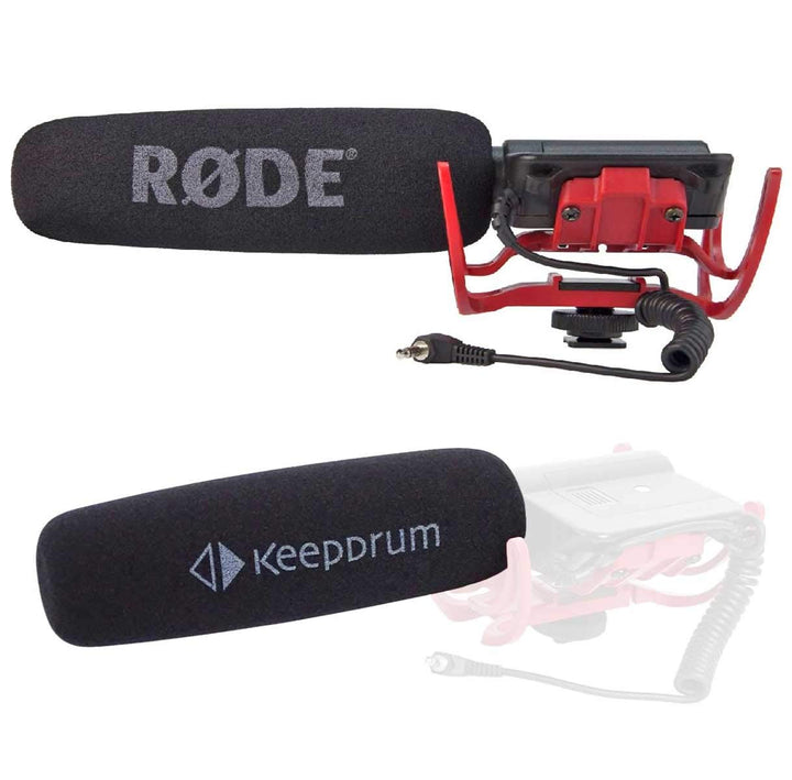 Rode VideoMic Rycote Richtmikrofon Kameramikrofon + keepdrum KDWSVM Popschutz VideoMic Rycote + KDWS