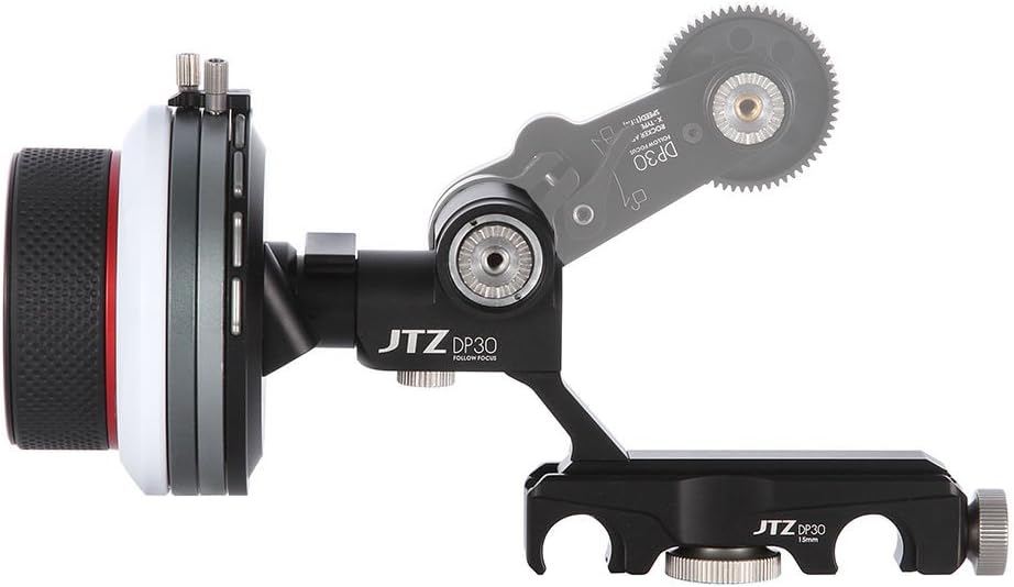 JTZ DP30 Cine Follow Focus Folge Fokus Schnellspannbefestigung / Quick Release 15mm / 19mm Kit für F