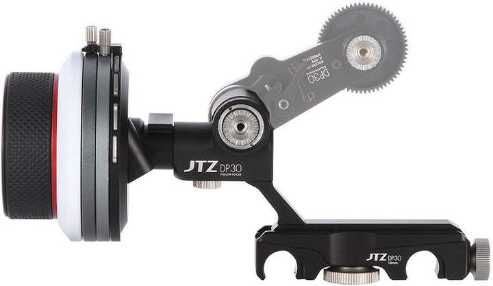 JTZ DP30 Cine Follow Focus Folge Fokus Schnellspannbefestigung / Quick Release 15mm / 19mm Kit für F