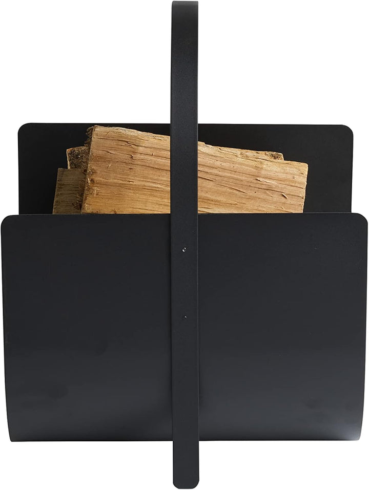 Morsø Adrian Brennholzkorb – Holzkorb für Kaminholz, Feuerholzkorb aus robustem Stahl, Kaminkorb im