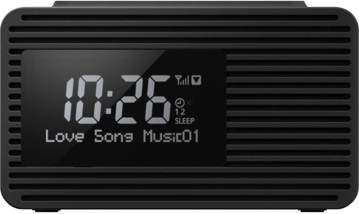Panasonic RC-D8EG-K Radiowecker DAB+ (USB Ladefunktion, Snooze-Taste, Sleeptimer, Favoritentaste) sc