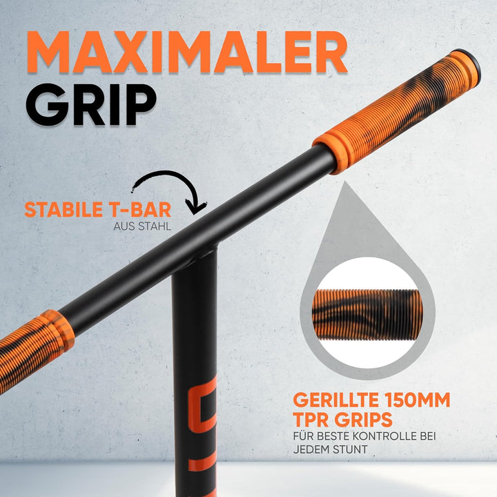 Apollo Stunt Scooter - Eagle, eloxierter Profi Stuntroller, Kinder Scooter mit ABEC 9 Kugellagern, 1