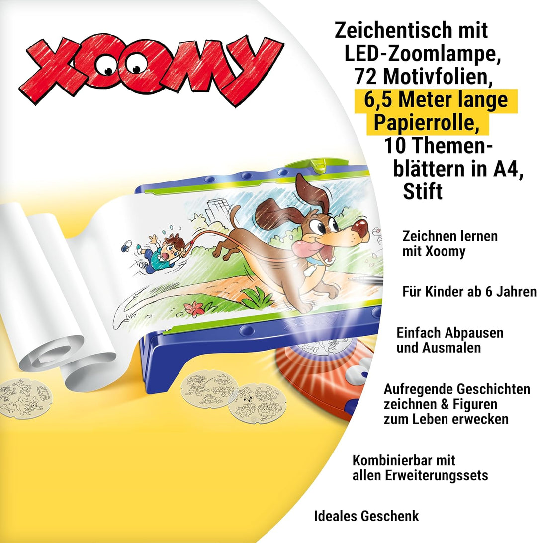 Ravensburger Xoomy Maxi A4 18142 - Zeichnen und Malen lernen für Kinder ab 6 Jahren, Über 300 Motive