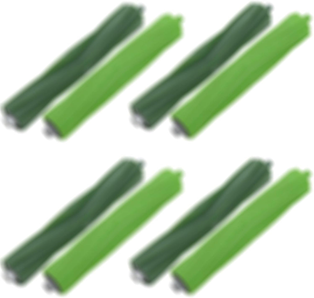 Loveco 4 Set Zubehör Gummibürste kompatibel für iRobot Roomba E Serie E5 E6 E7, I Serie i7 i7+ i8 i8