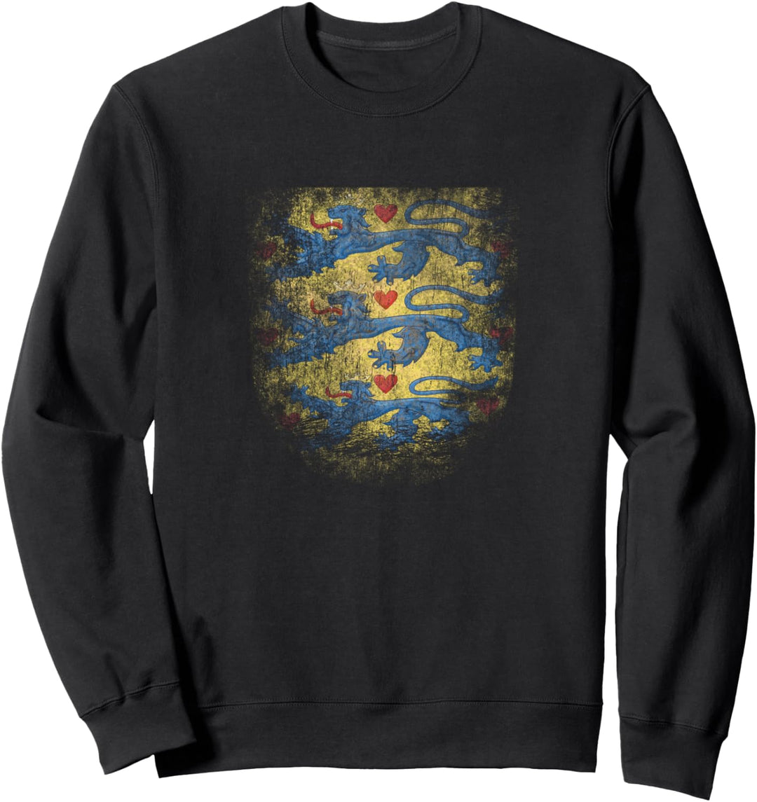 Danish Pride Coat - of arms of Denmark Viking Heritage Sweatshirt