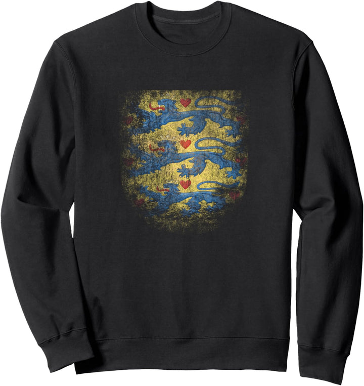 Danish Pride Coat - of arms of Denmark Viking Heritage Sweatshirt