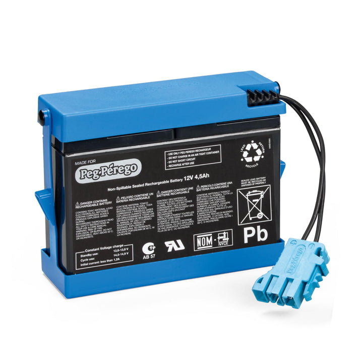 Peg Perego - Batterie, 12 V 12V, 4.5 Ah, 12V, 4.5 Ah