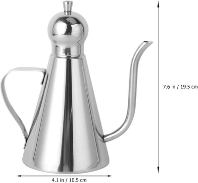 Cabilock 0. 5L Olivenöl Dose 304 Edelstahl Ölspender Flasche Metallöl Essig Cruet Sauce Behälter 0,5