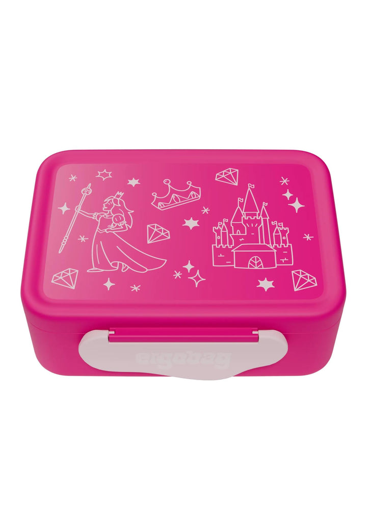 ergobag Brotdose mit Trennfach, BPA-frei, Spülmaschinenfest Königin - Pink Königin - Pink One Size,