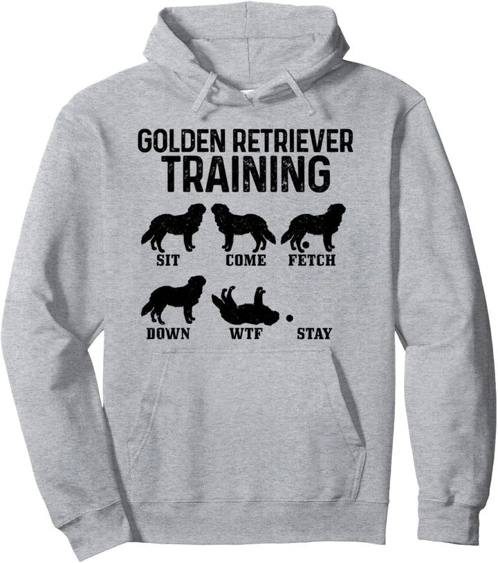 Golden Retriever Training lustiger Hund Golden Retriever Pullover Hoodie