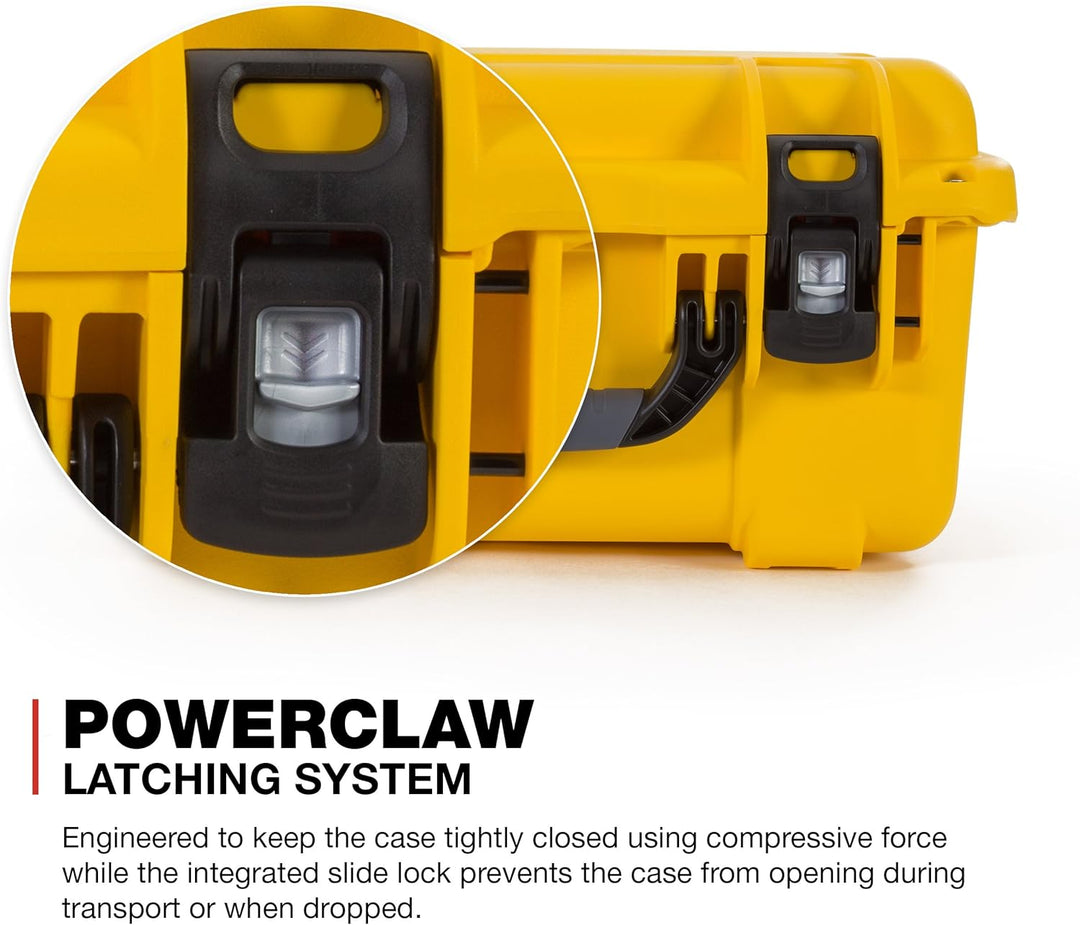 Nanuk 918 Wasserdichter Hartschalenkoffer Mit Gepolsterten Trennwänden und Organizer für Deckel - Ge