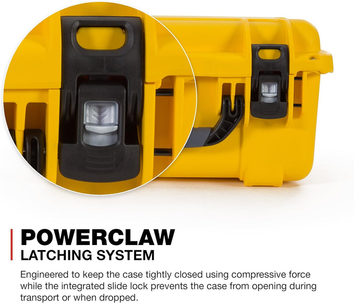 Nanuk 918 Wasserdichter Hartschalenkoffer Mit Gepolsterten Trennwänden und Organizer für Deckel - Ge