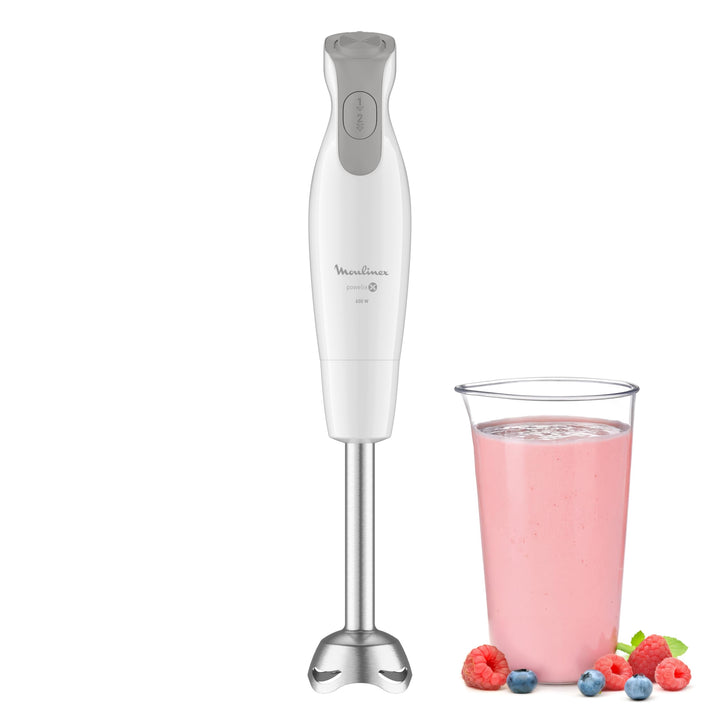 Moulinex Dailychef Weiss DD5511 Stabmixer, 600 W, bis zu 30% schnellere Ergebnisse, 2 Geschwindigkei