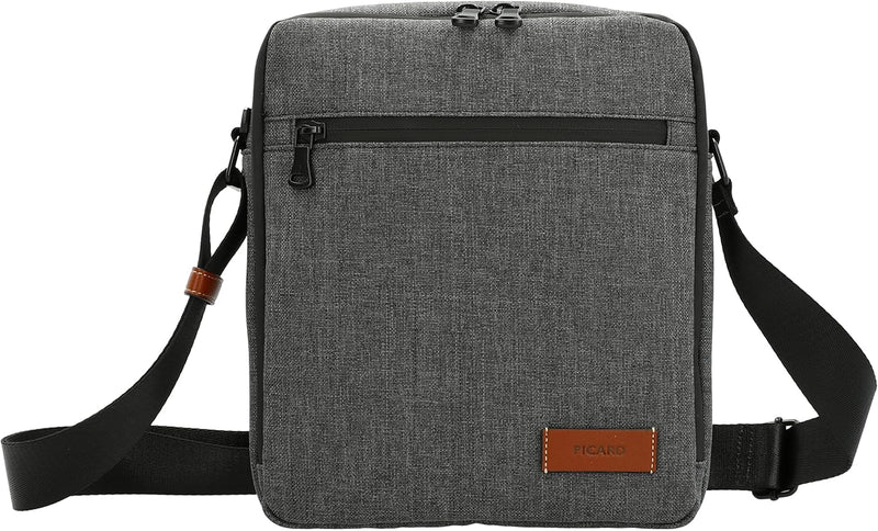 Picard Unisex Go Eco Aktentasche (1er Pack) 7x25x21 cm Anthrazit, 7x25x21 cm Anthrazit