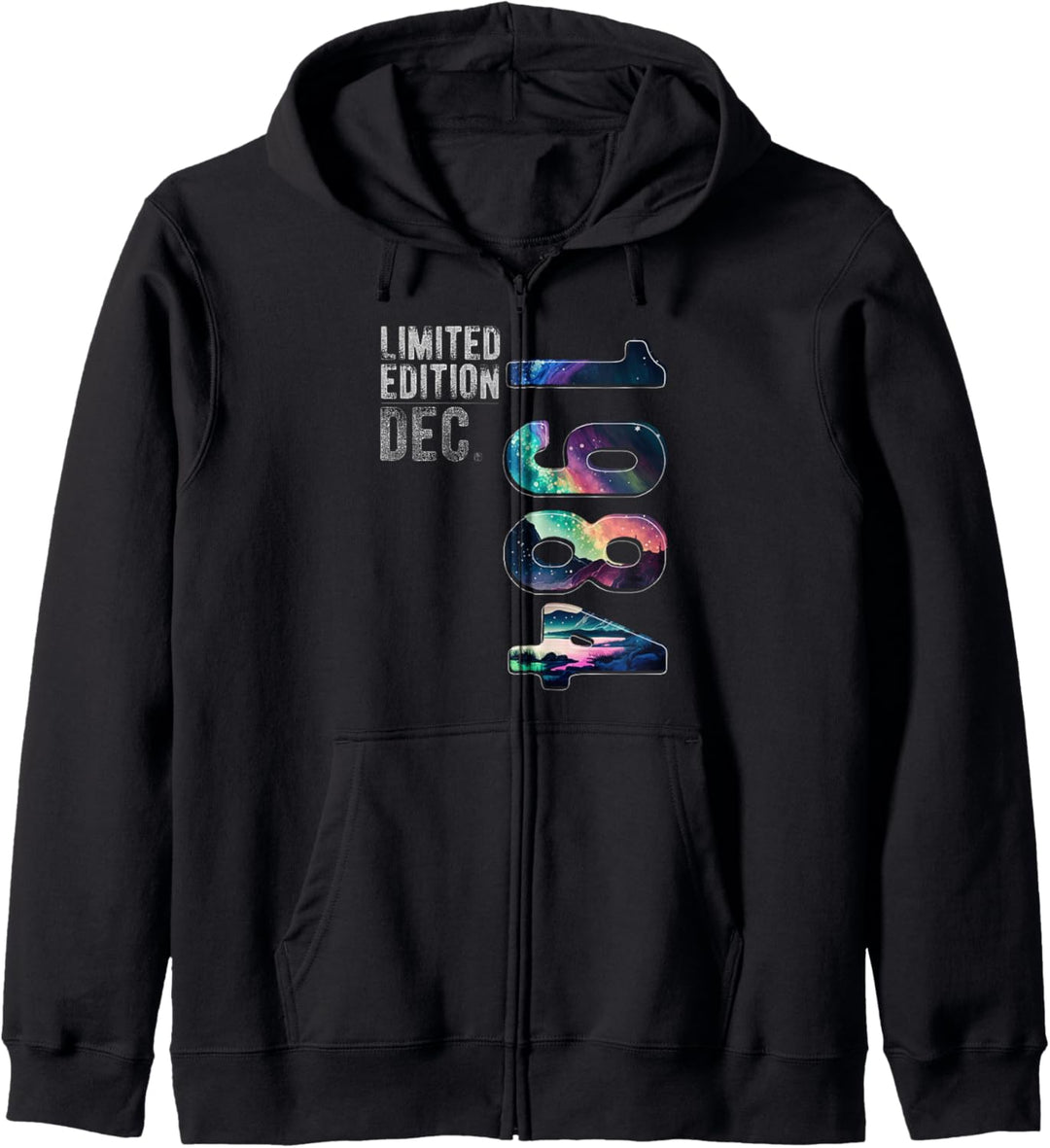 Limited Edition 1984 Polar Lights December Birthday Month Kapuzenjacke
