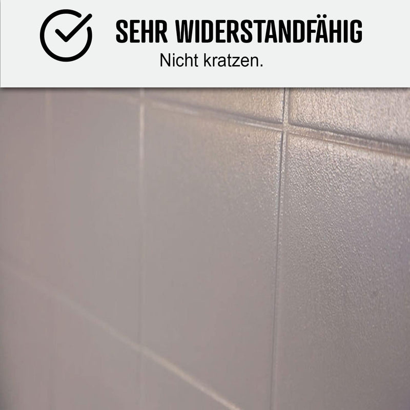 ARCANE INDUSTRIES FLIESENLACK : Fliesenfarbe für Küche und Badezimmer - Wandfliesen RAL 1023 - Gelb-
