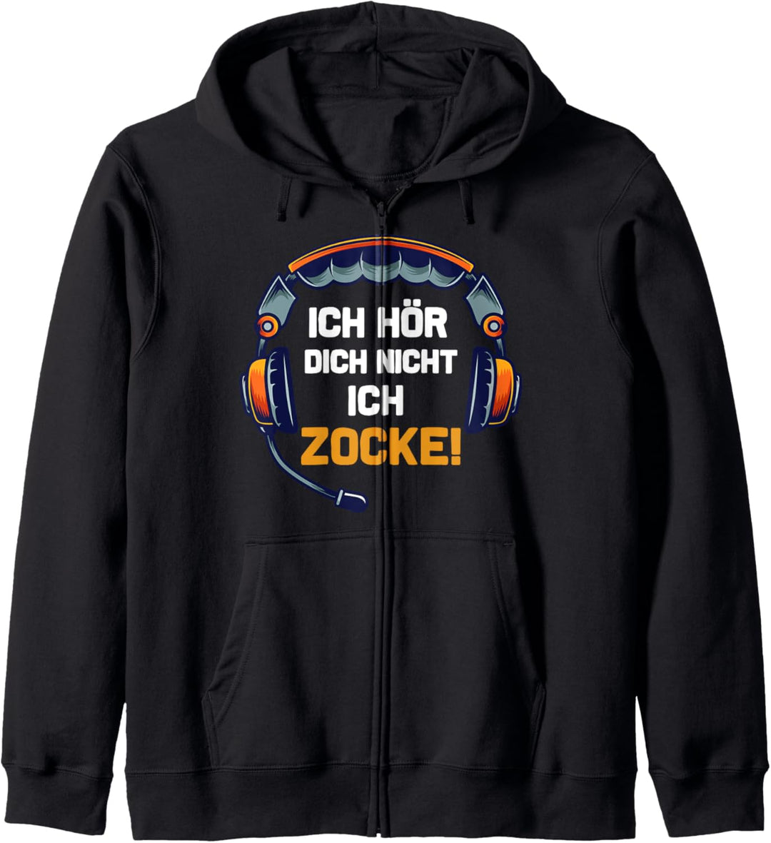 Ich Hör Dich Nicht Ich Zocke Geschenk Für Gamer Spieler Kapuzenjacke