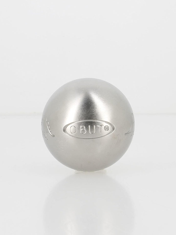 Obut - Junior Edelstahl Dino – Boccia-Kugeln Silber Einheitsgrösse, Silber Einheitsgrösse