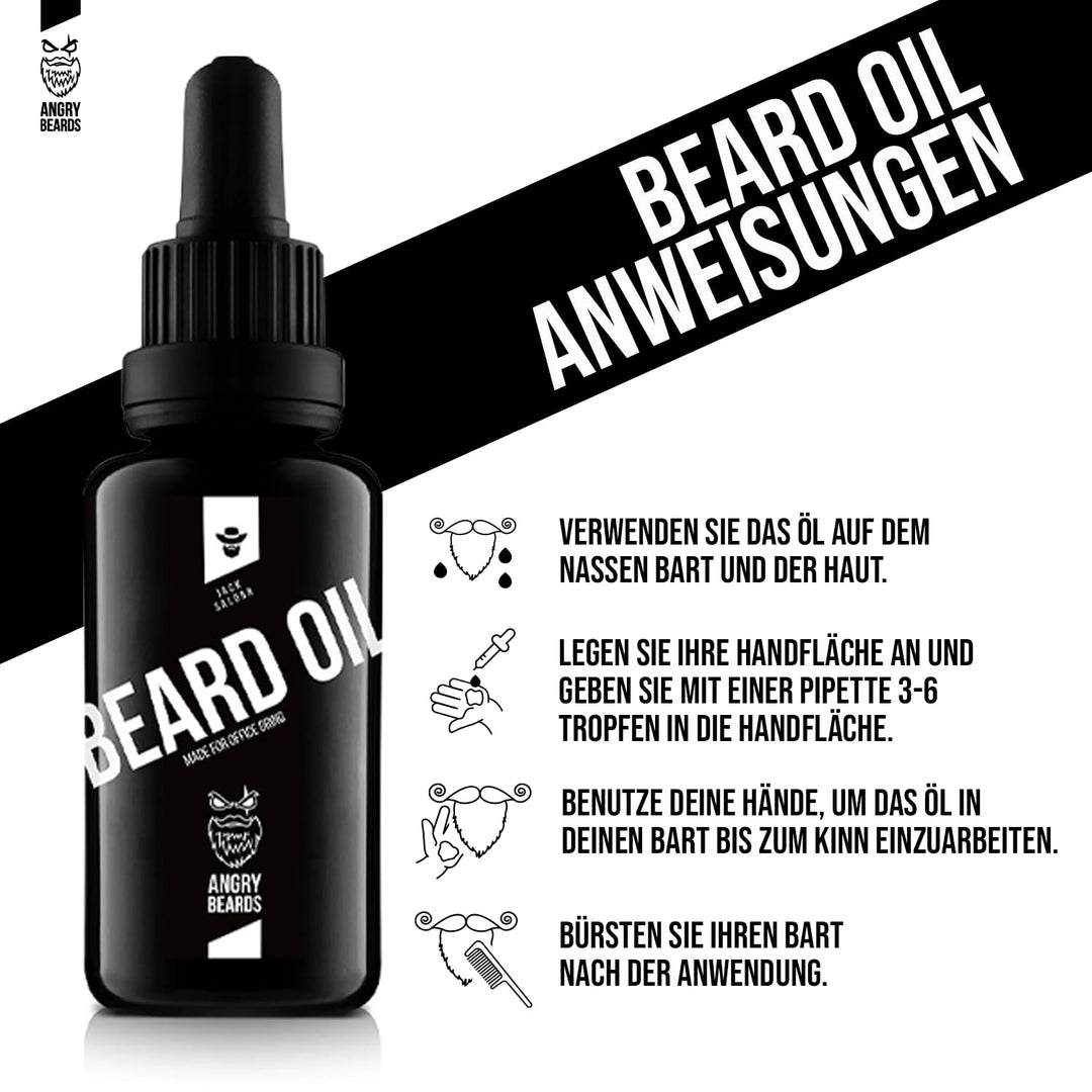 Bartöl 30 ml - tägliche Pflege für Bart und Schnurrbart mit besonderem Duft und hochwertigen Ölen sc