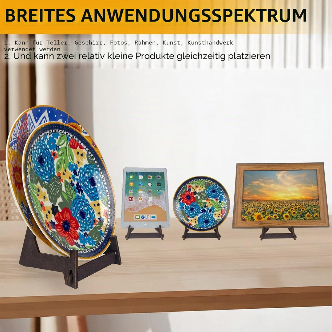 1 Packung 13 Zoll Holz Display Stand, Easel &amp; Buchständer, Bilderrahmen Plattenhalter(13inch-1pcs),