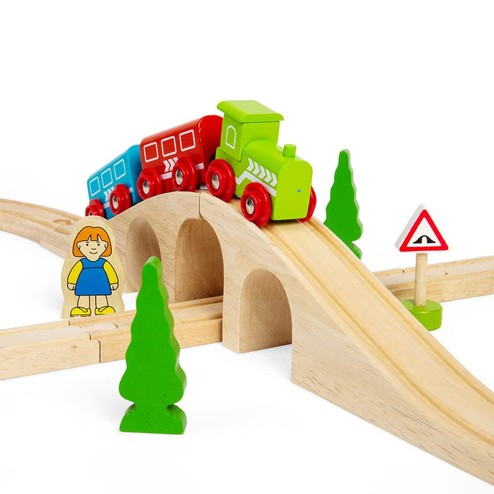 Bigjigs Rail Holzeisenbahn Set 8