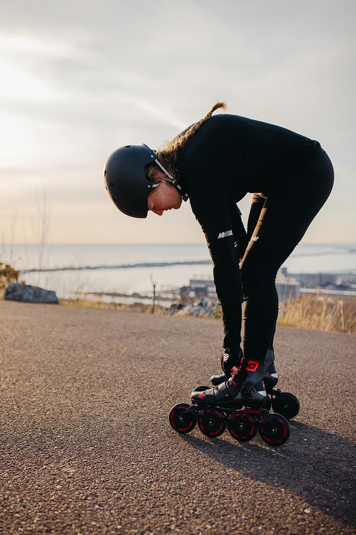 K2 Skates Unisex Inline Skates REDLINE RACE GUARDS KNEE Schwarz M (Knee: A:36-44cm B:29-36cm), Schwa