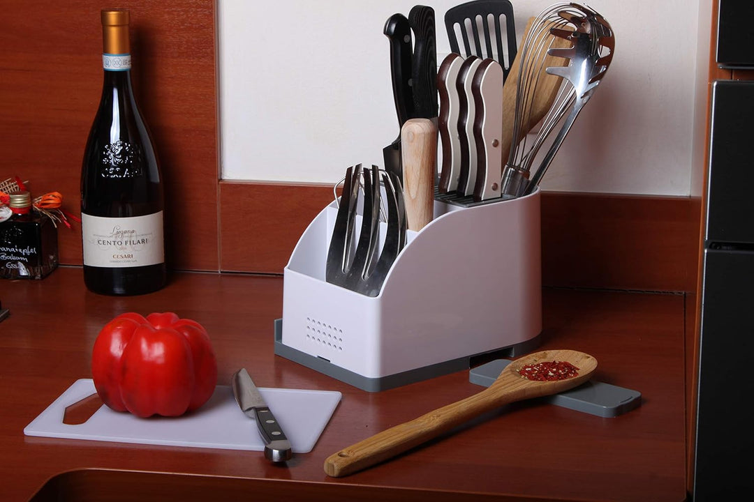 20176-5in1 Küchen Tool Organizer, Kitchen Organisator aus Kunststoff, Ordnungshelfer für Spüle & Küc