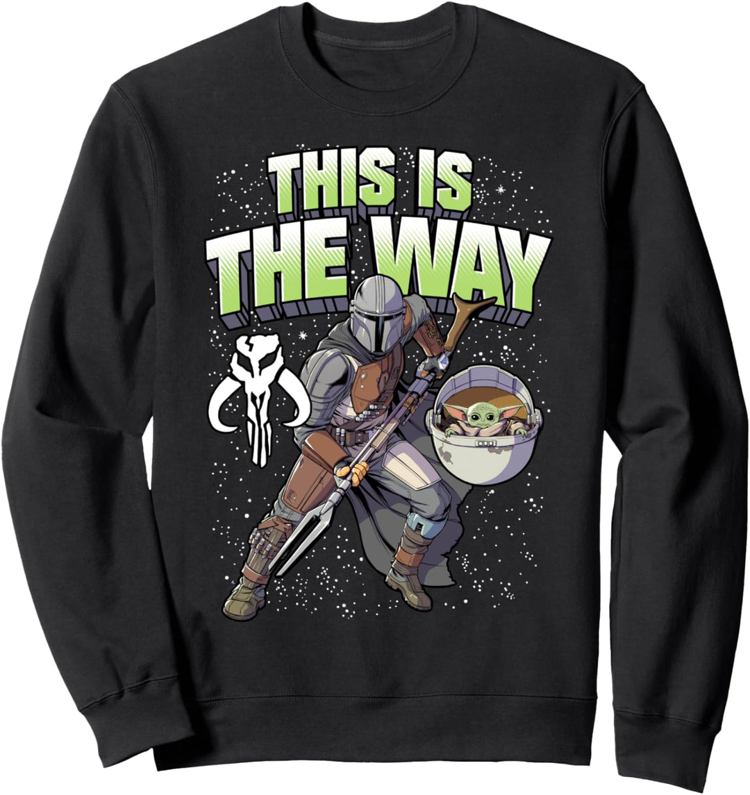 Star Wars: The Mandalorian This Is The Way Action Pose Sweatshirt