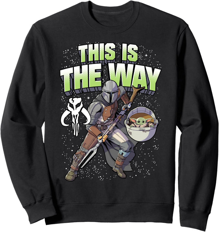 Star Wars: The Mandalorian This Is The Way Action Pose Sweatshirt