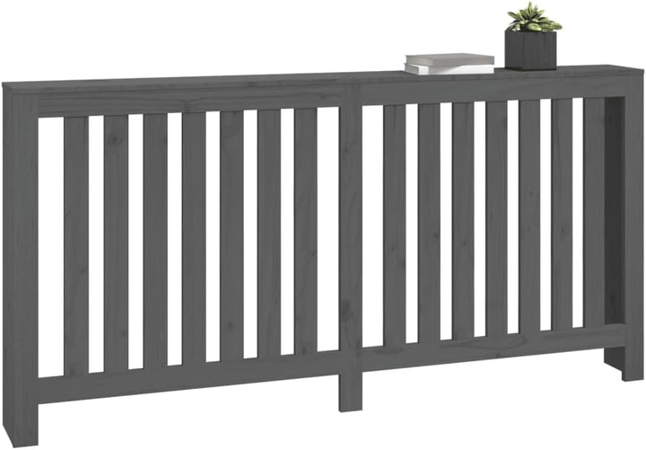 Heizkörperverkleidung 169x19x84 cm Heizung Heizkörper Abdeckung Praktische Ablage Heizungsabdeckung