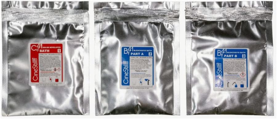 CineStill Cs41 Color Simplified 2-Bad-Pulver-Set (24 Rollen, 800 ISO, Farbe negativ)