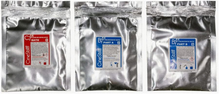 CineStill Cs41 Color Simplified 2-Bad-Pulver-Set (24 Rollen, 800 ISO, Farbe negativ)