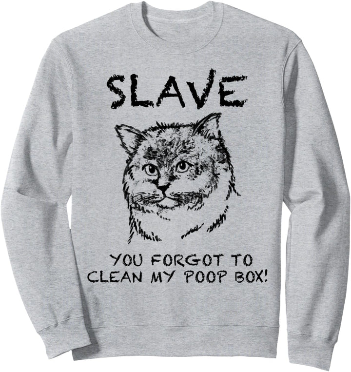 Sibirische Waldkatze Katze Zitat Hand gezeichnete Kunst Sweatshirt