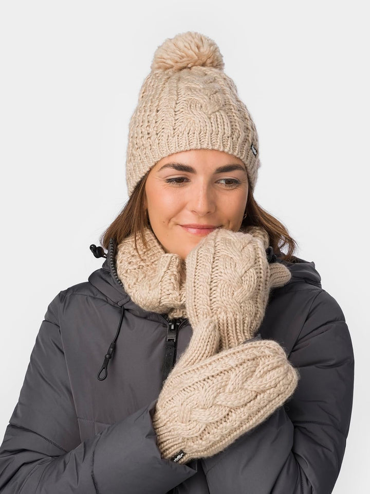 Eisbär Schlauchschal Damen Afra Loop - Merino Schal schützt vor Kälte und Wind - Halstuch weich warm