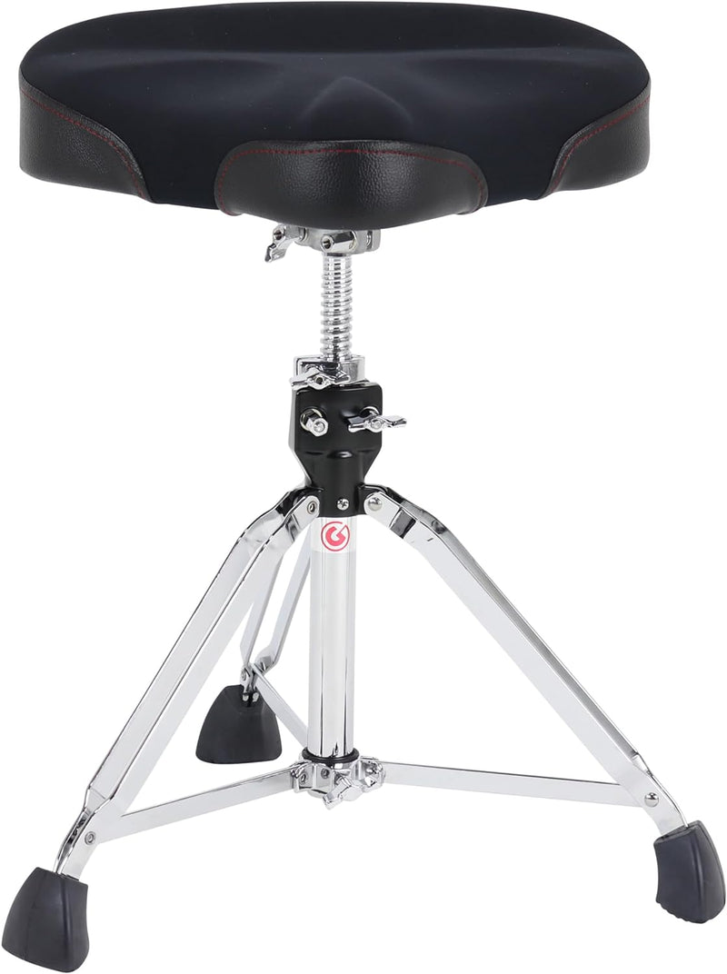 Gibraltar Schlagzeughocker, Drumhocker 9000 Series Saddle Neoprene, 9608NM (Durchmesser: 42cm, Neopr