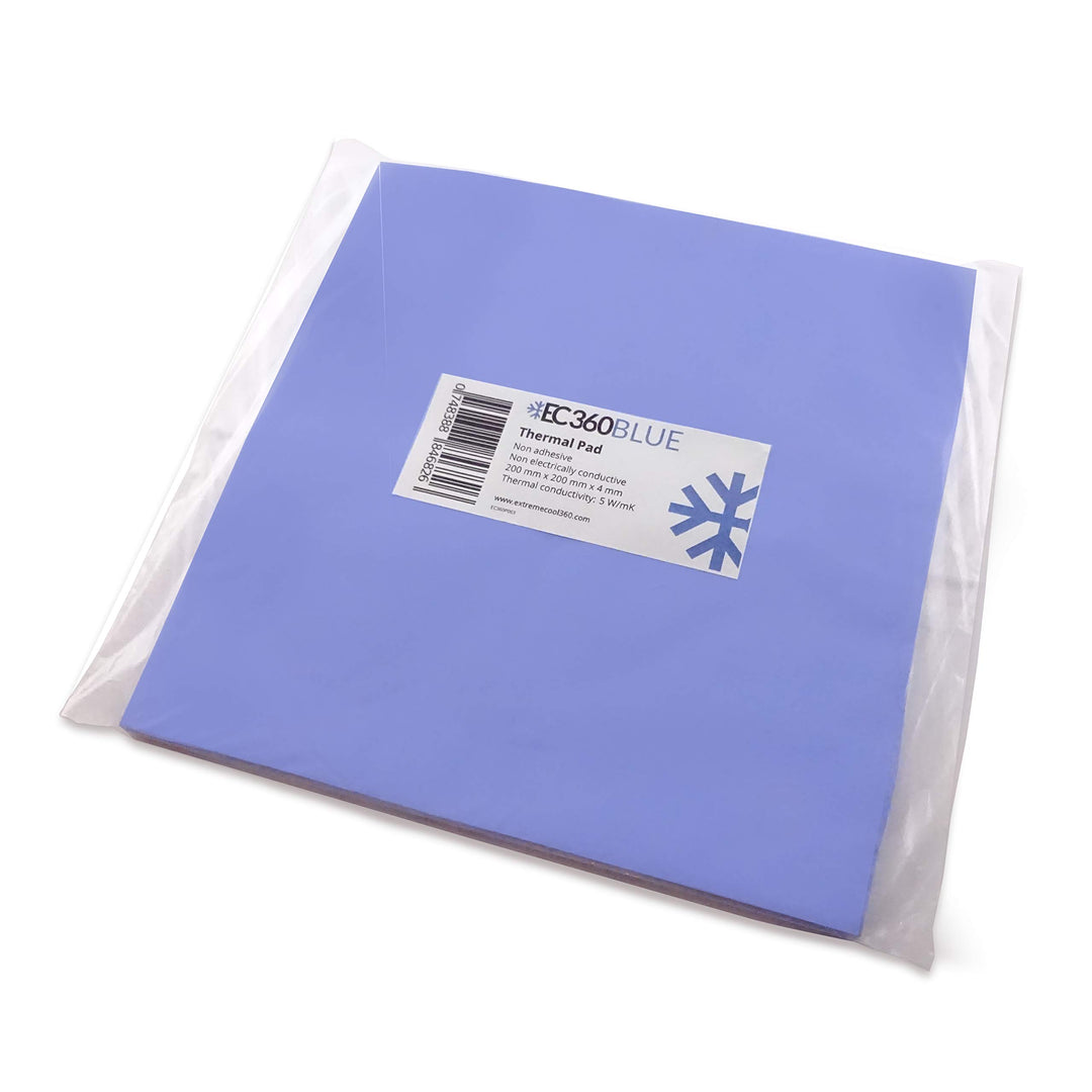 EC360® Blue 5W/mK Wärmeleitpad (200 x 200 x 4,0 mm), 200 x 200 x 4,0 mm