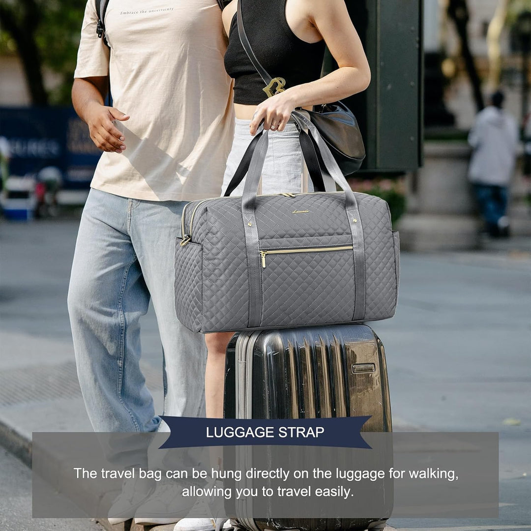 LOVEVOOK Reisetasche Damen Sporttasche Gross mit Laptopfach Weekender Handgepäck Tasche Gym Bag Trav