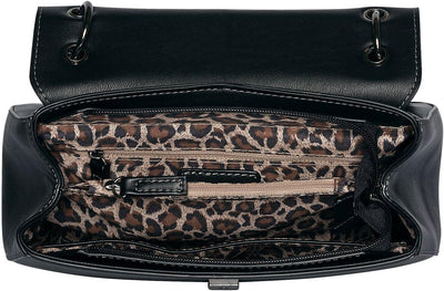 Gabor Umhängetasche Damen, Amara , 28x11,5x23,5 cm, Gabor Tasche Damen Schwarz, Schwarz