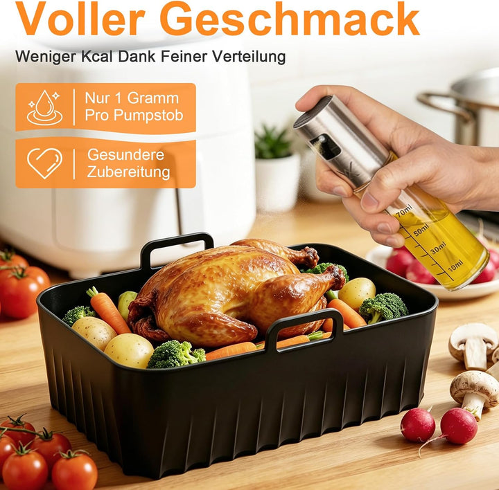 16-tlg Heissluftfritteuse Zubehör Airfryer Zubehör Set für Foodi Max Dual Zone AF400EU AF300EU 7,6L-