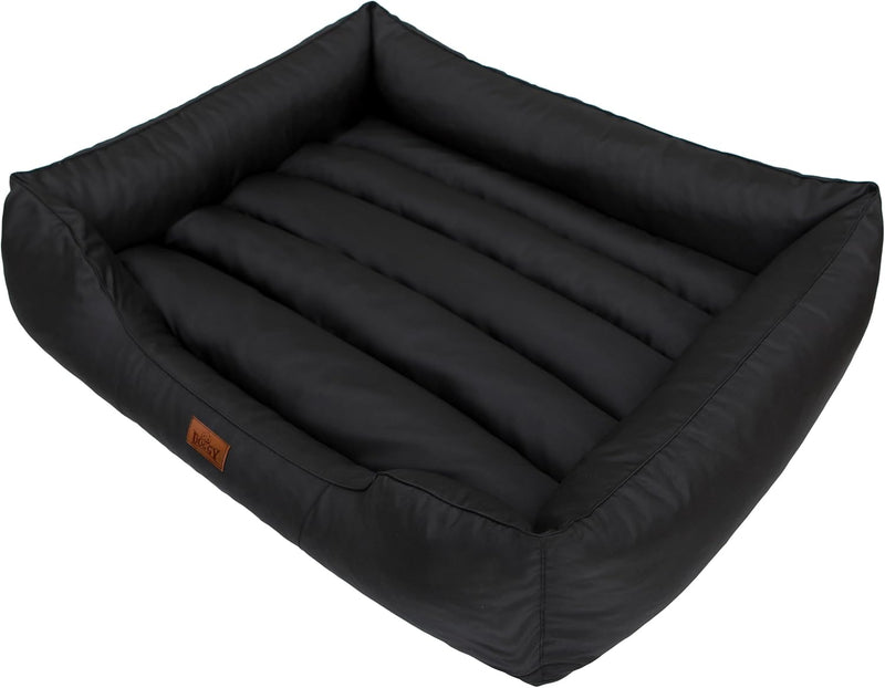 Hobbydog CORCZA2 Hundebett Hundesofa Hundekorb Tierbett Comfort, L, 65 x 50 cm, schwarz