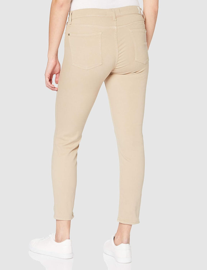 7 For All Mankind Damen Roxanne Ankle Casual Pants 23 Beige, 23 Beige
