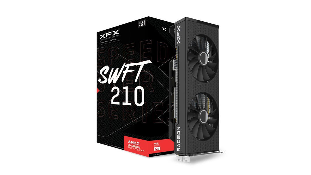 XFX Speedster SWFT210 Radeon RX 7700XT (RX-77TSWFTFP) Gaming-Grafikkarte