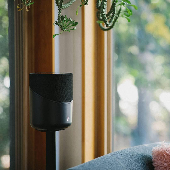 Bluesound Pulse M Omni-Hybrid kabelloser Musikstreaming-Lautsprecher mit Bluetooth - Schwarz - kompa