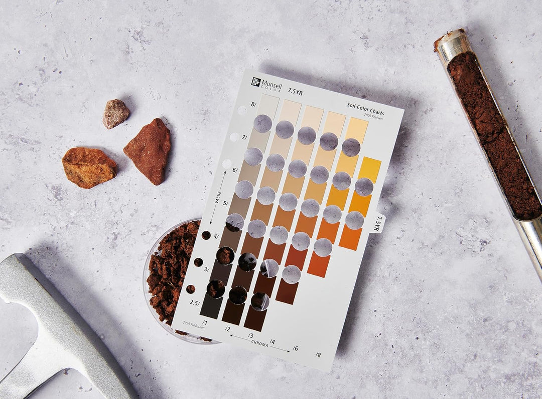 Pantone Munsell M50215B Bodenfarbenbuch | Bewertung von Bodenarten in jedem Bereich Soil Color Book,