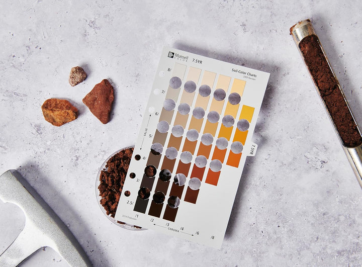 Pantone Munsell M50215B Bodenfarbenbuch | Bewertung von Bodenarten in jedem Bereich Soil Color Book,